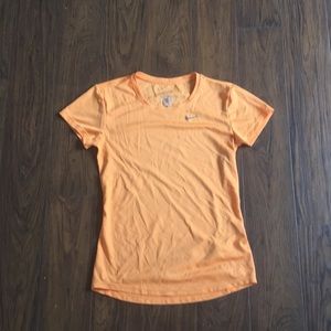 Dri-Fit Nike bright orange sports top xs